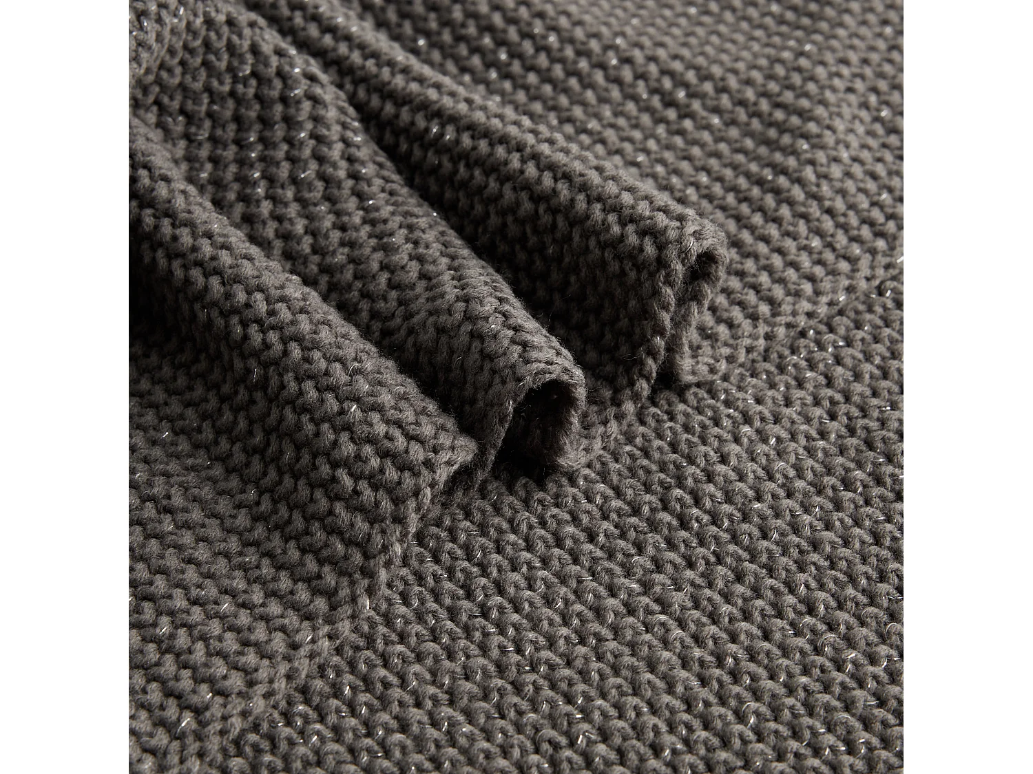 Plaid Zaldaris Gris Moyen 130x170