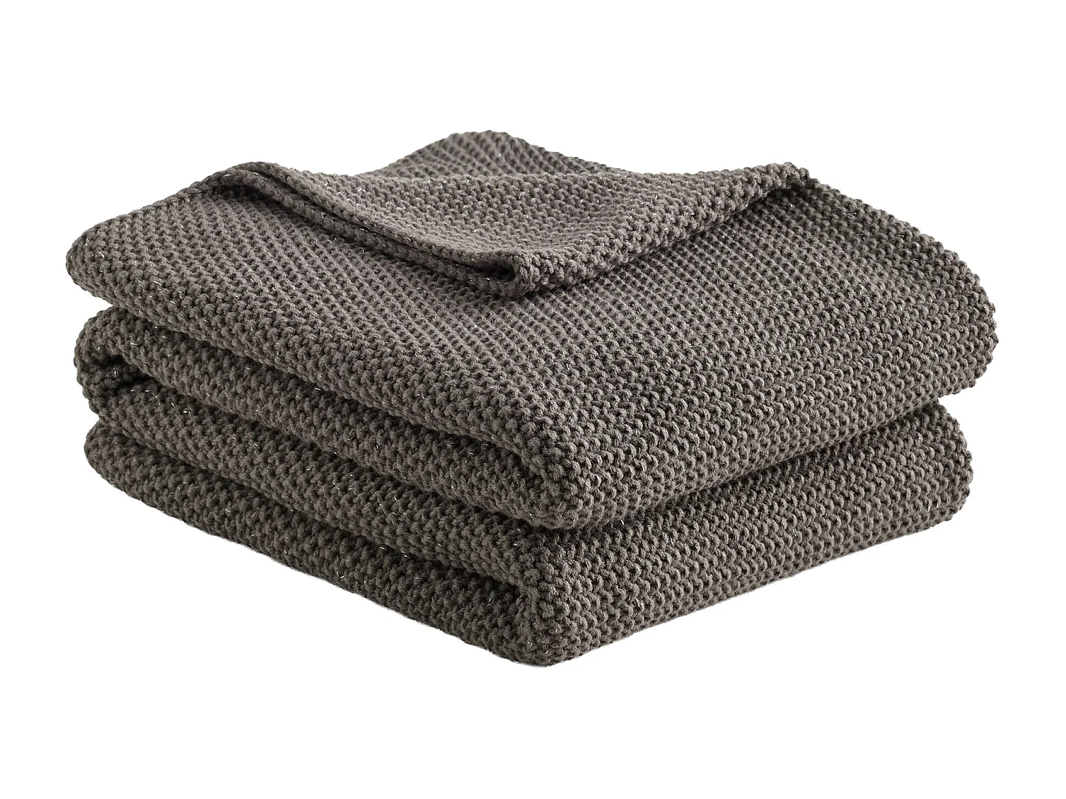 Acryldecke Zaldaris Mittelgrau 130x170