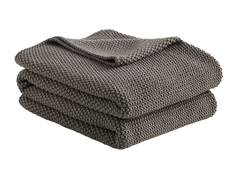 Acryldecke Zaldaris Mittelgrau 130x170