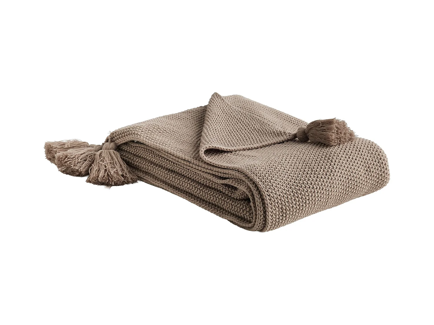 Plaid Zoltane Brun Moyen 130x170