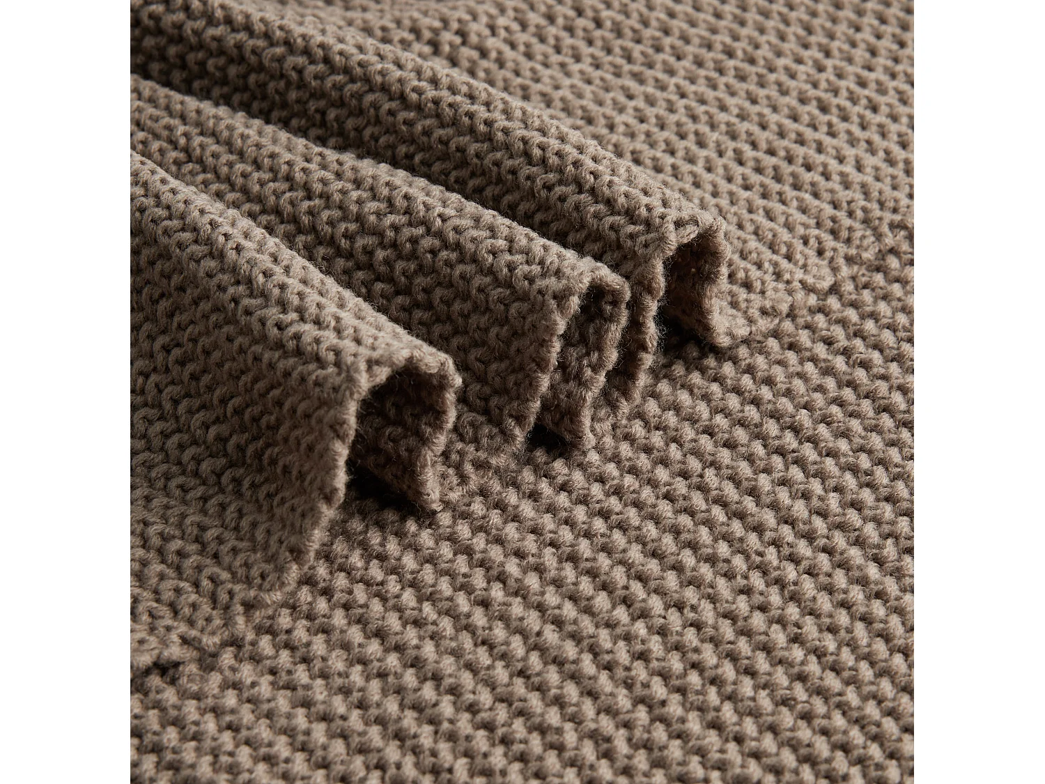 Plaid Zoltane Brun Moyen 130x170