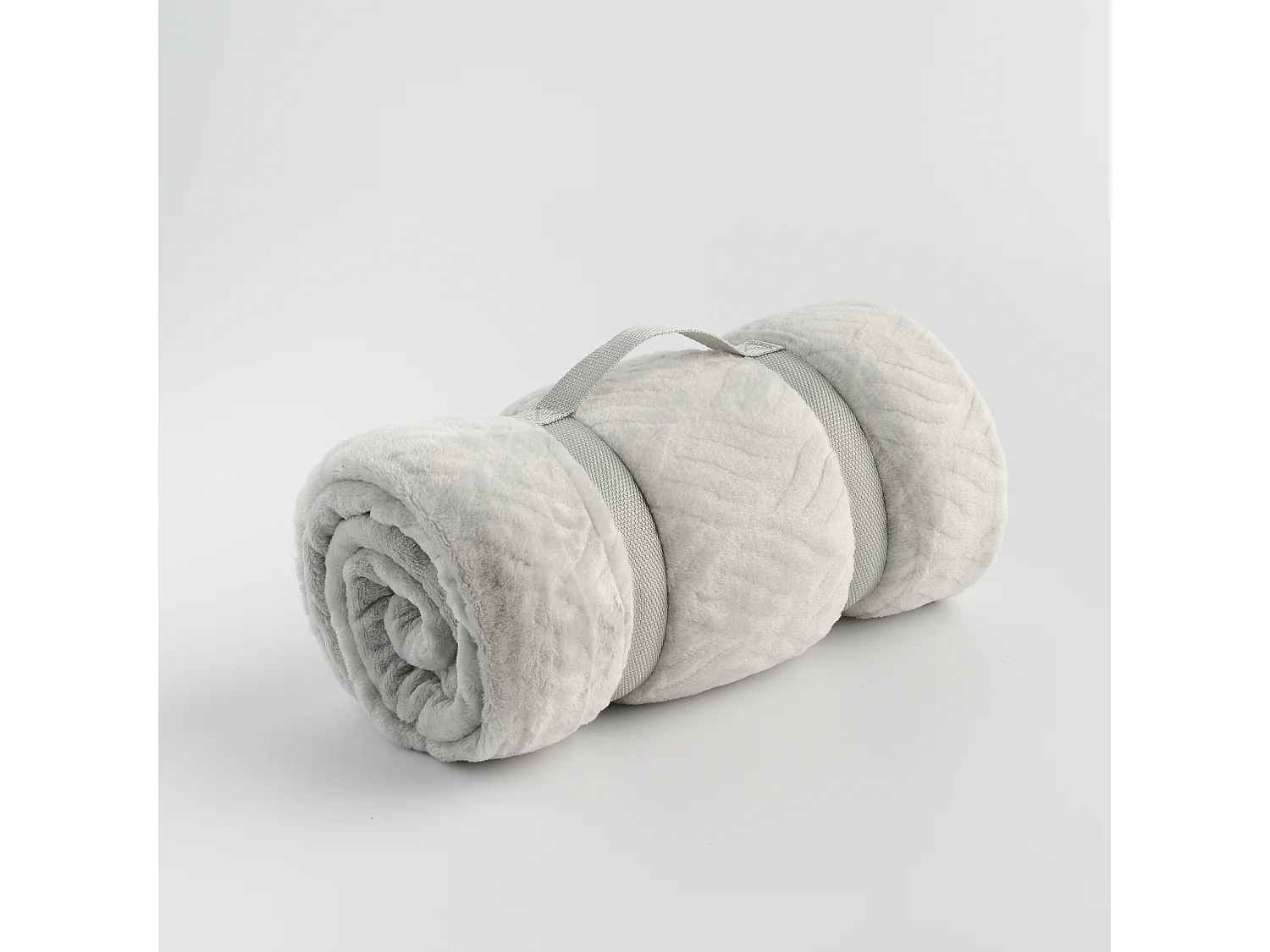 Plaid Esme Gris Moyen 150x200