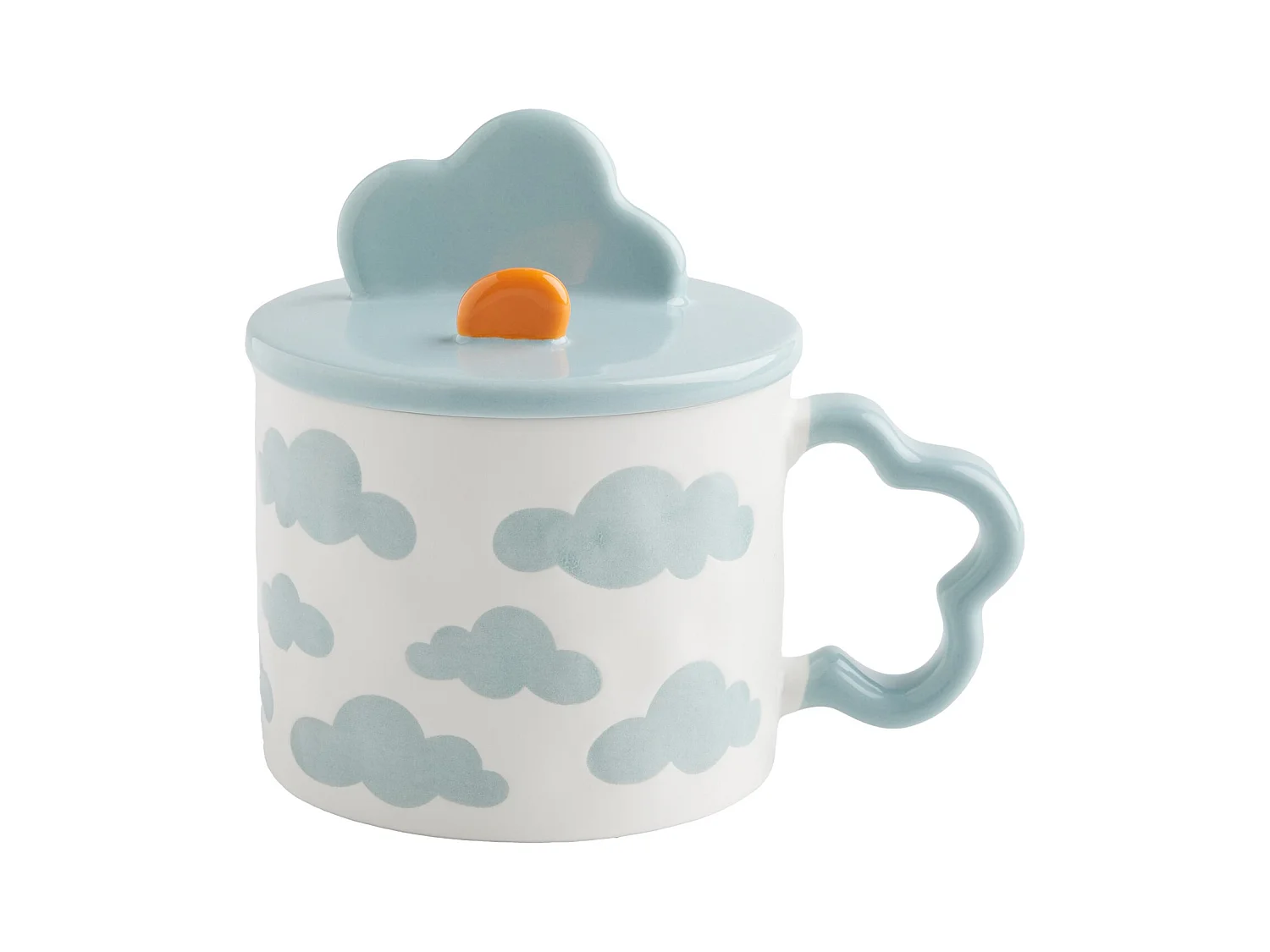 Tasse Avec Accessoire Cozie Bleu Clair 350ml