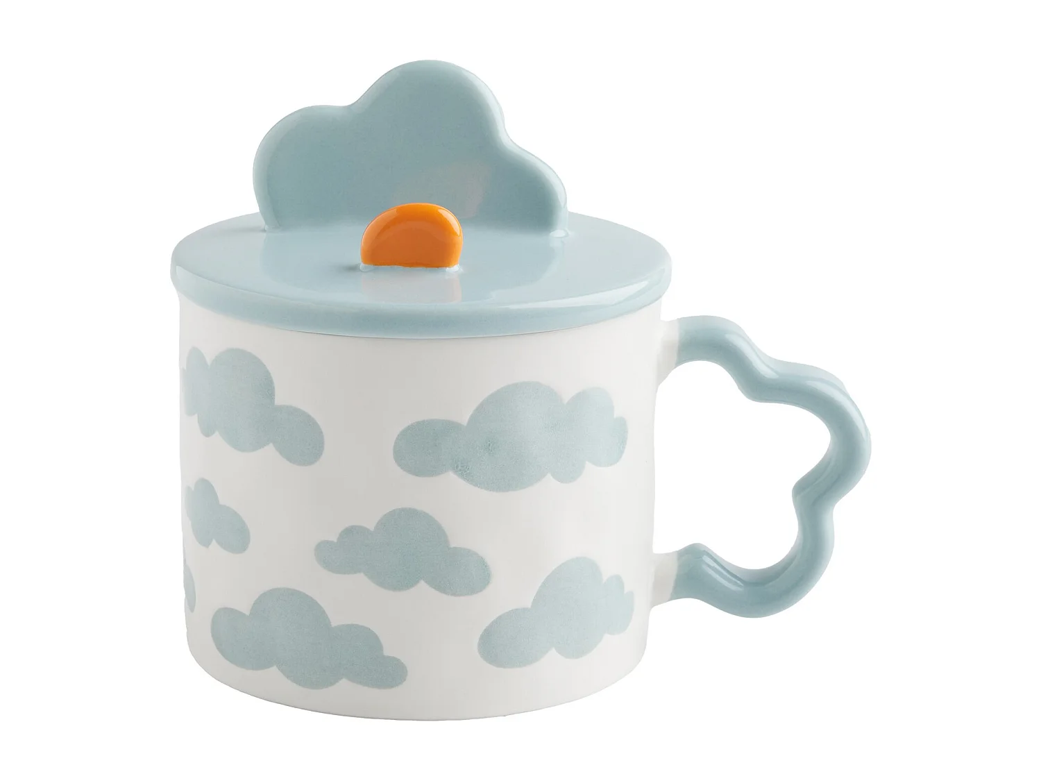 Becher Cozie 350ml Hellblau