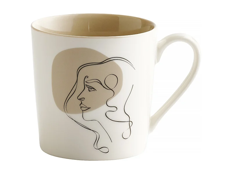 Becher Artini 330ml Beige