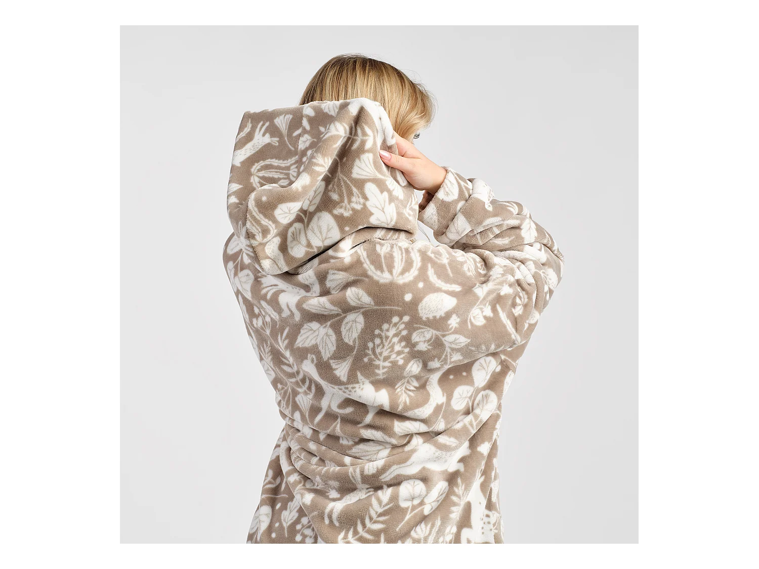 Poncho Misne Beige Moyen 75 x 90