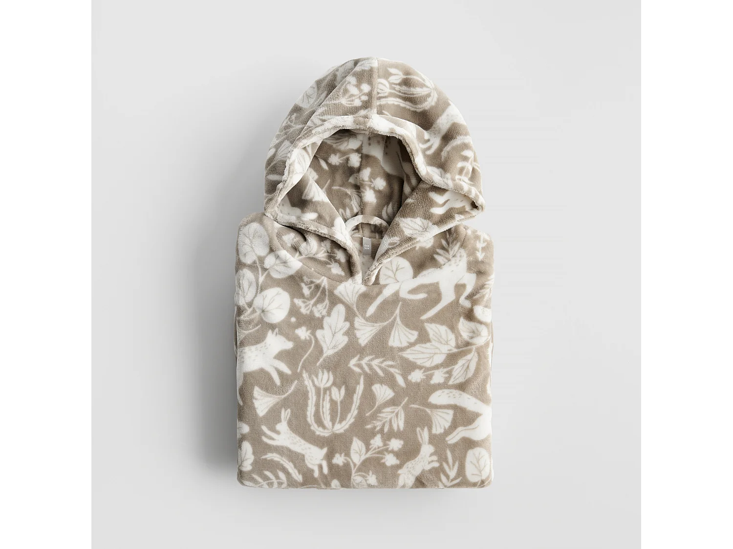 Poncho Misne mittleres Beige 75 x 90