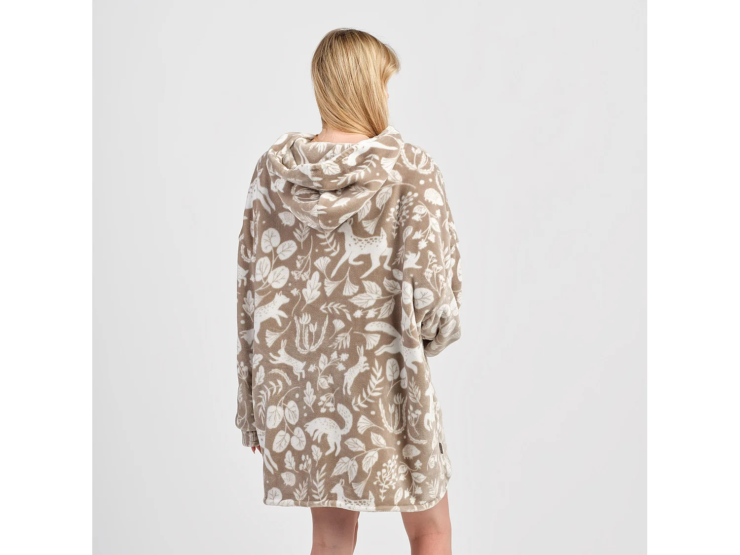 Poncho Misne mittleres Beige 75 x 90