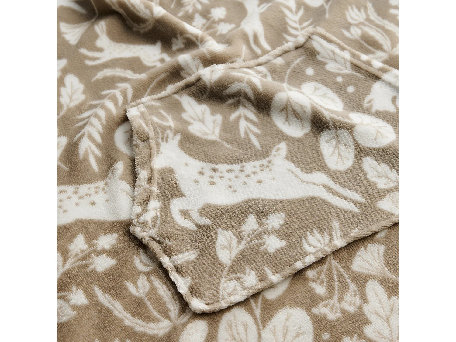 Poncho Misne mittleres Beige 75 x 90