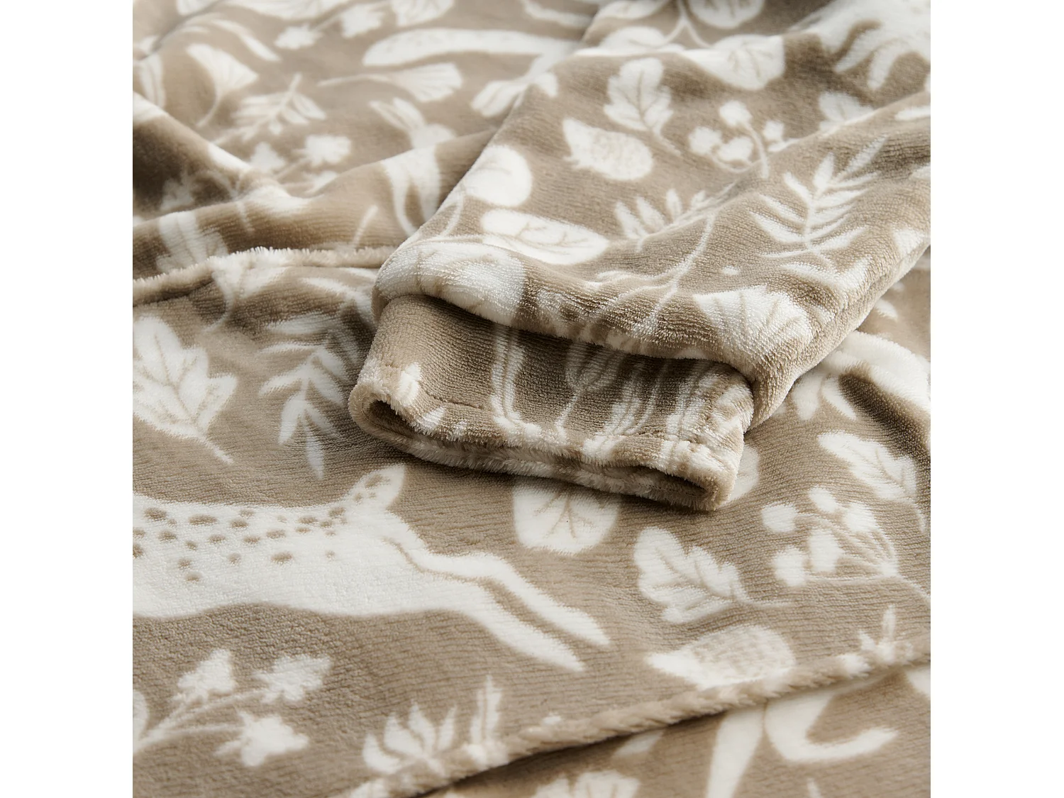 Poncho Misne mittleres Beige 75 x 90