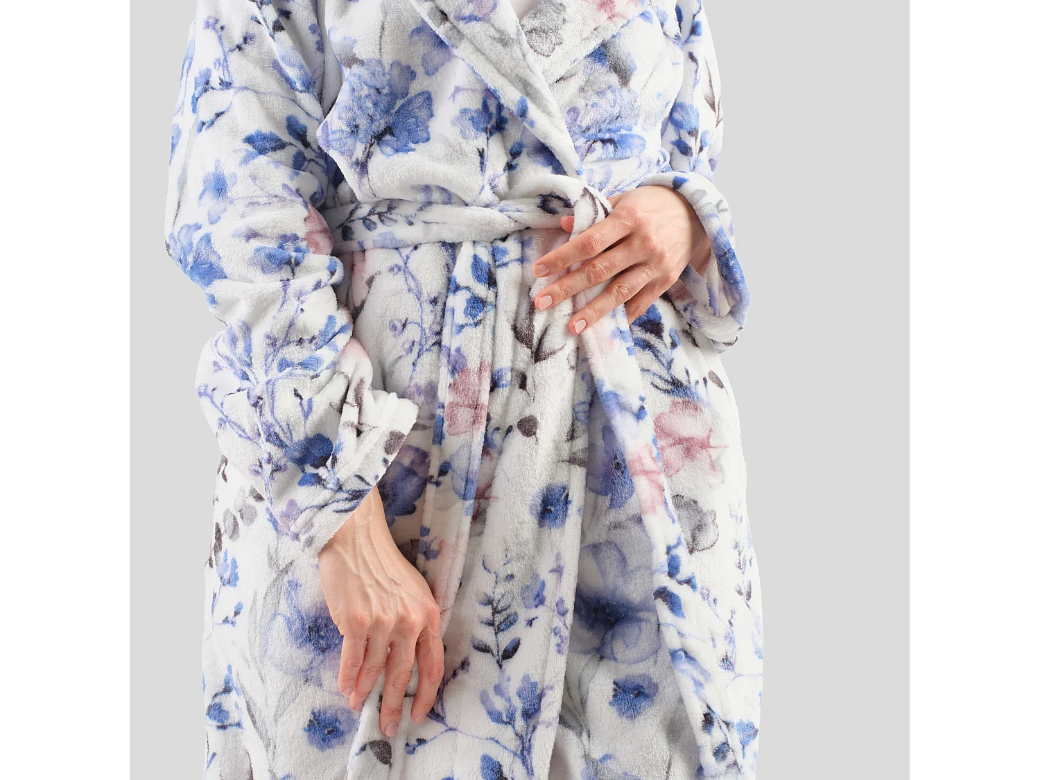 Bademantel Louisa mittelweiß 57x115