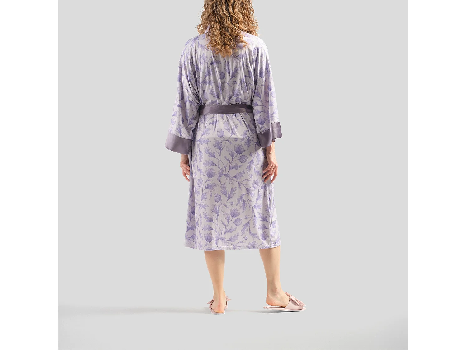 Bademantel Amantello mittelviolett 70 x 115