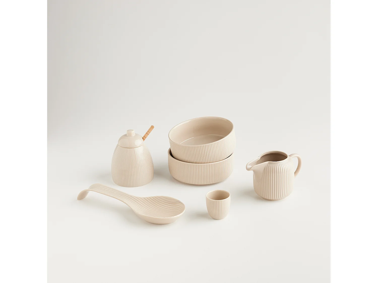 Löffelablage Linerso mittleres Beige 3.5 x 9 x 26