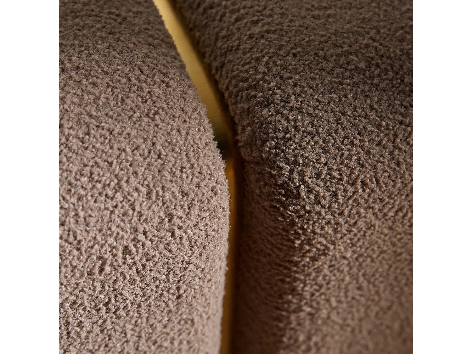 Hocker Mokani hellbraun 40 x 40 cm