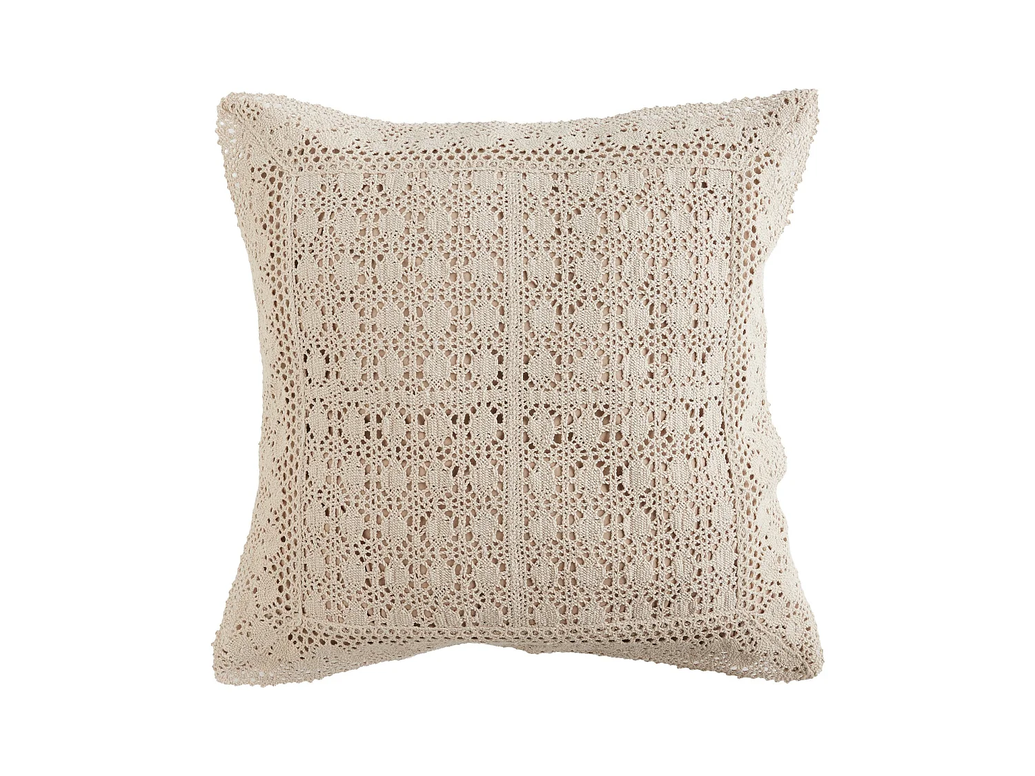 Kissenbezug Folkelips mittleres Beige 45x45