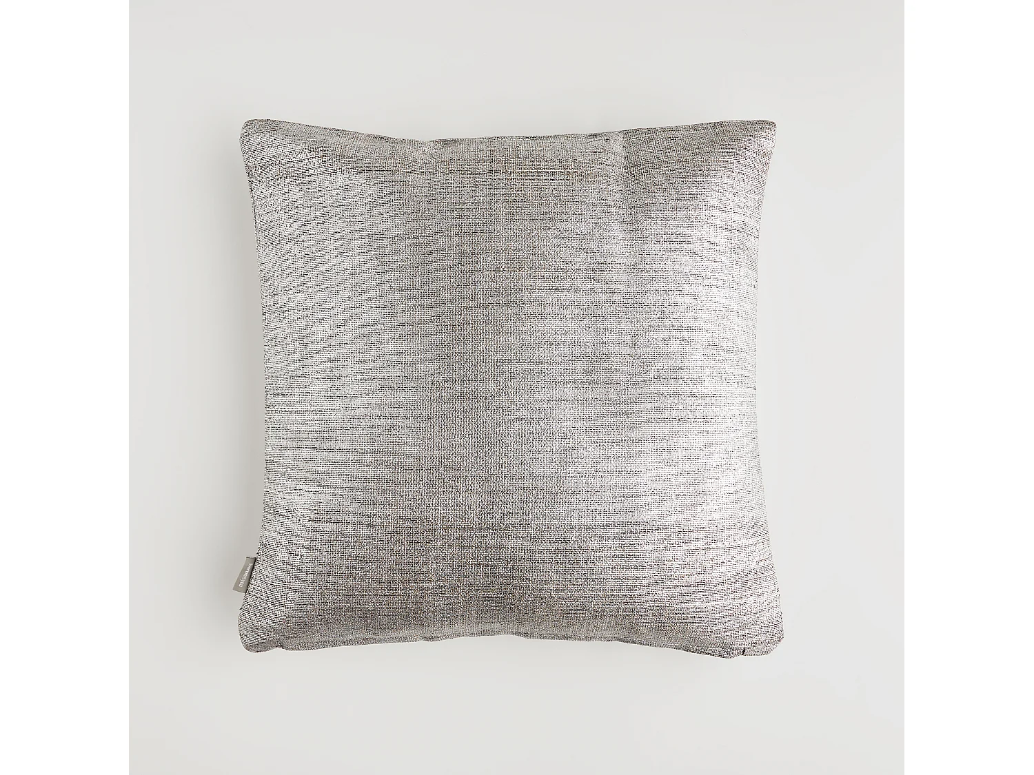 TAIE D'OREILLER EN JUTE Sannie Argent Moyen 45 x 45