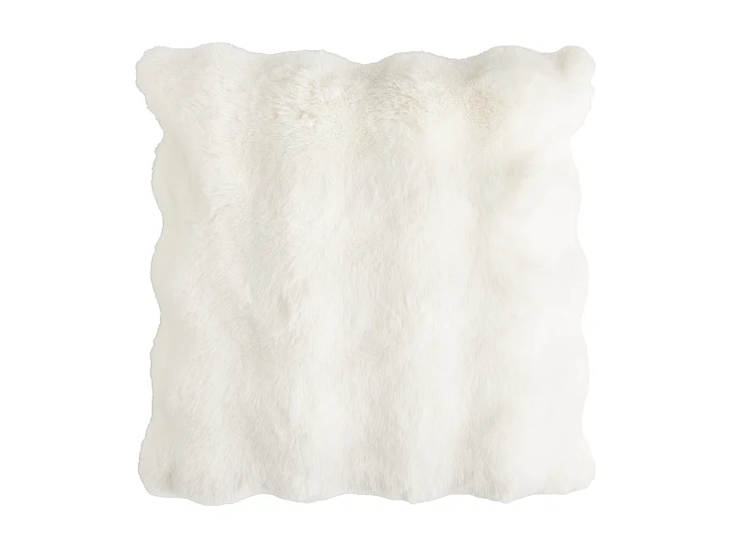 Housse De Couette En Fourrure Bares écru moyen 45 x 45