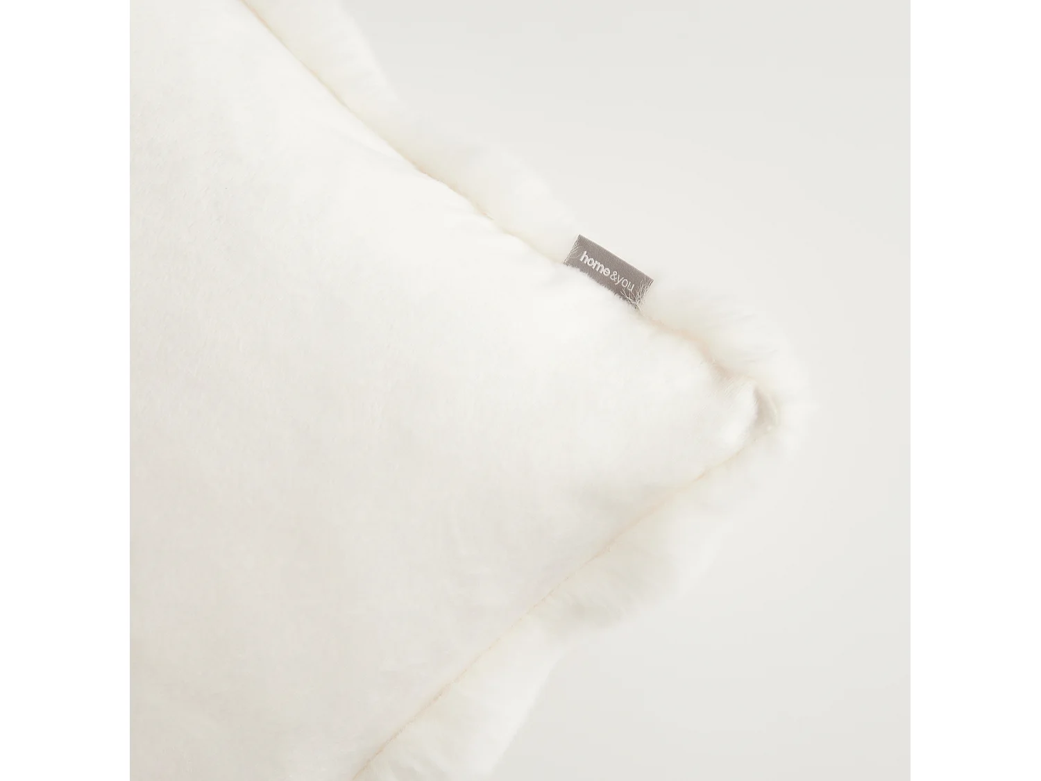 Housse De Couette En Fourrure Bares écru moyen 45 x 45