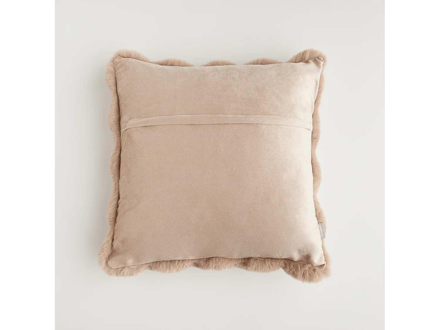 Housse De Couette En Fourrure Bares Brun Clair 45x45