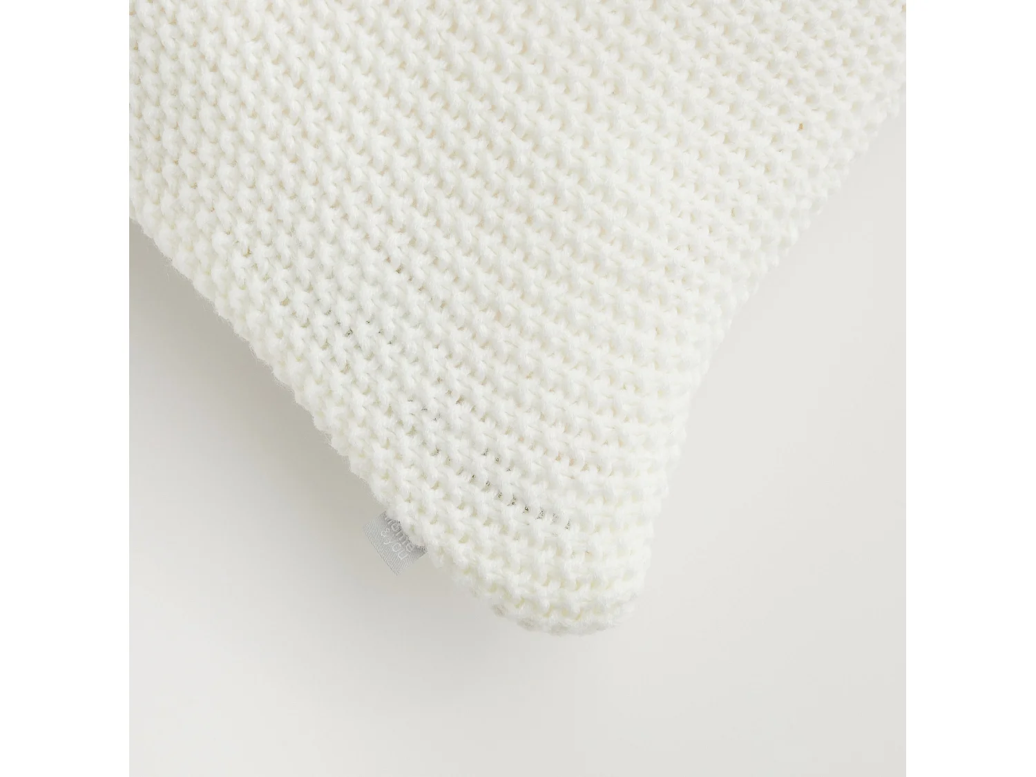 Einfarbige Kissenbezug Zaldar mittelweiß 45 x 45