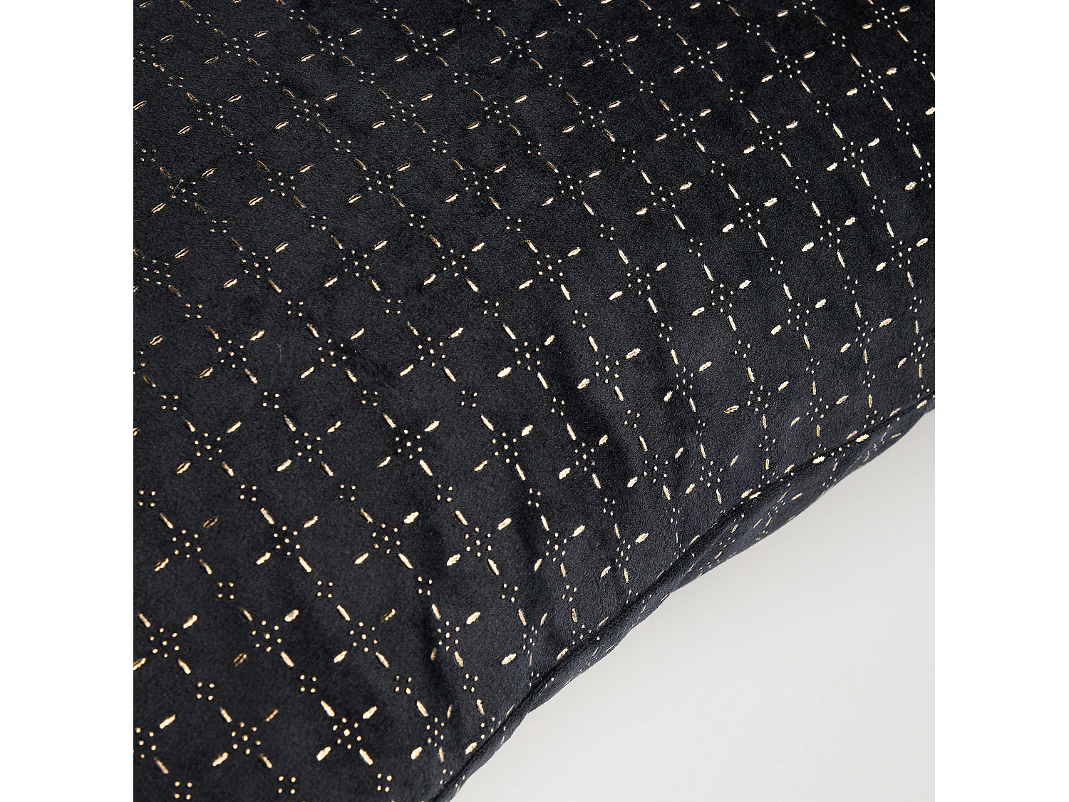 Taie d'oreiller décorative Orabelle Noir Moyen 45 x 45