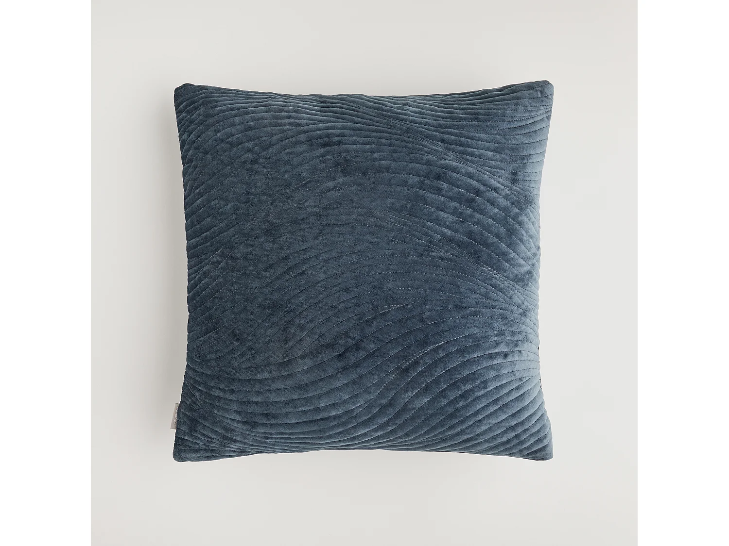 Housse De Coussin En Velours Tossa Gris Foncé 45x45