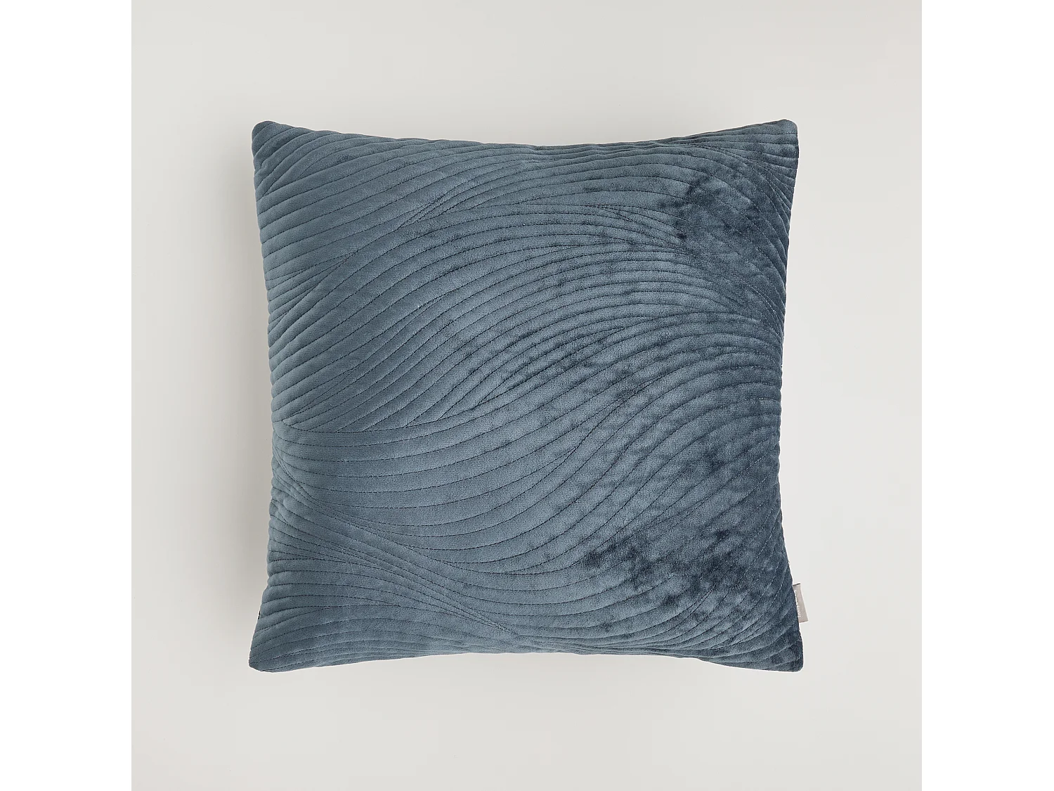 Housse De Coussin En Velours Tossa Gris Foncé 45x45