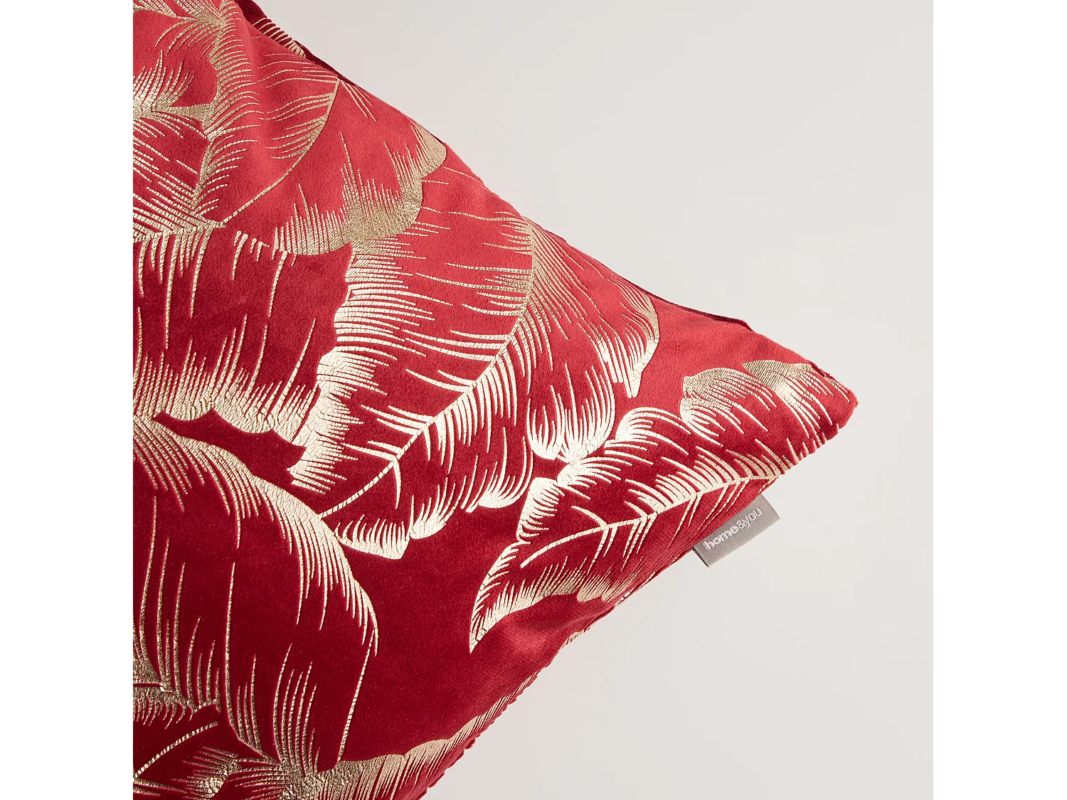 Housse De Couette Imprimée Foglare Rouge Foncé 45 x 45