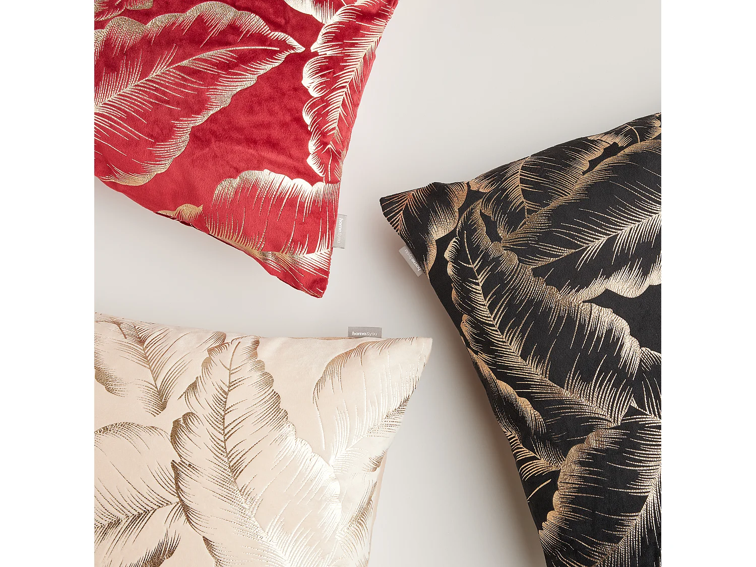 Kissenbezug Foglare Dunkelrot 45x45cm