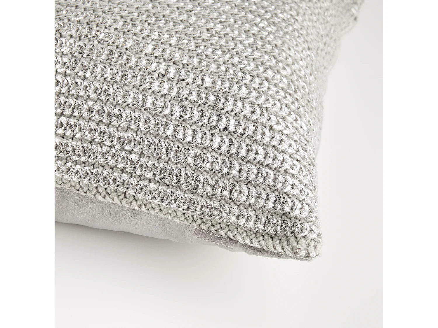 Kissenbezug Cardig Hellgrau 45x45 cm