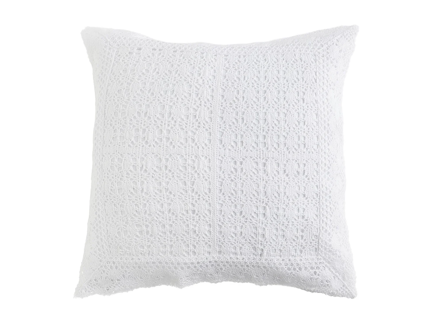 Kissenbezug Folkelips mittelweiß 45 x 45