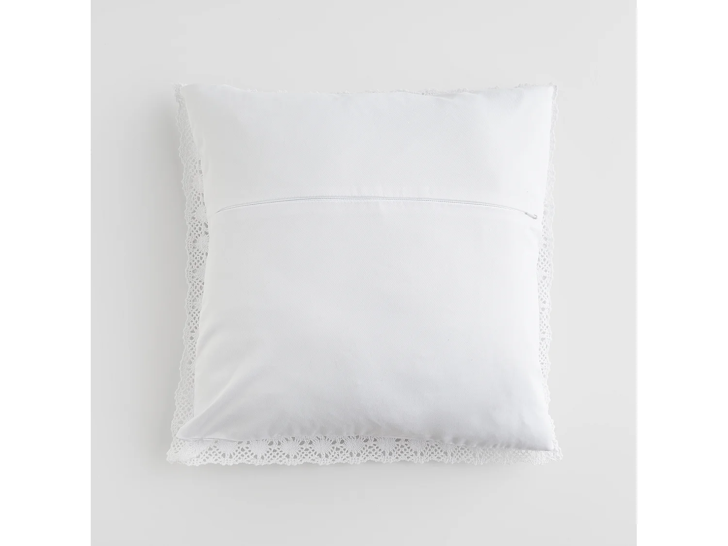 Kissenbezug Folkelips mittelweiß 45 x 45