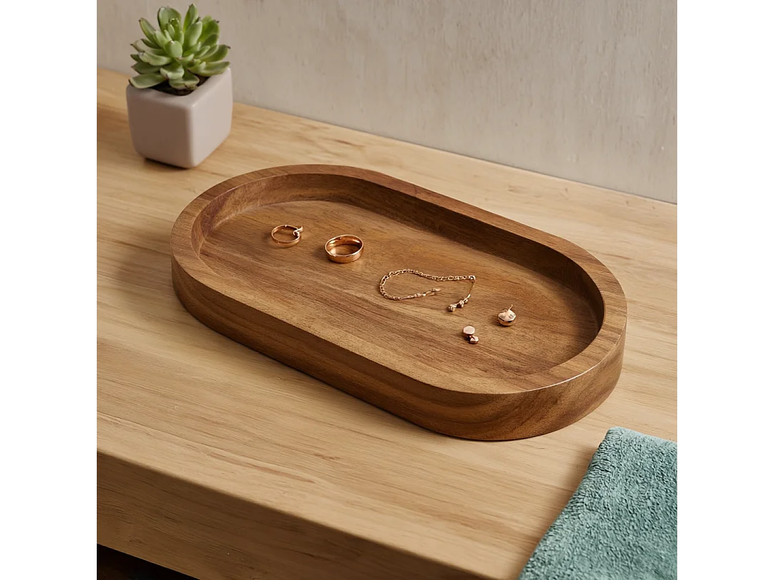 Tablett Femenia mittelbraun 3 x 12.5 x 26