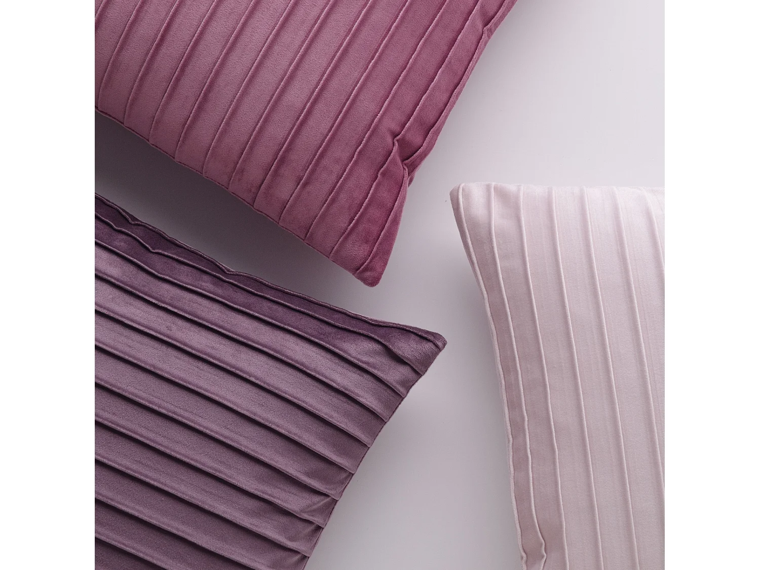 Housse De Coussin En Velours Manku Violet Moyen 45 x 45