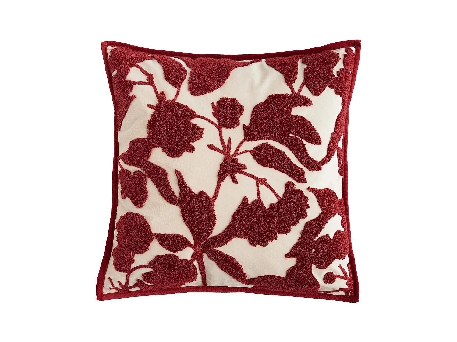 Housse De Couette Brodée Caleras Blanc Brillant 45 x 45