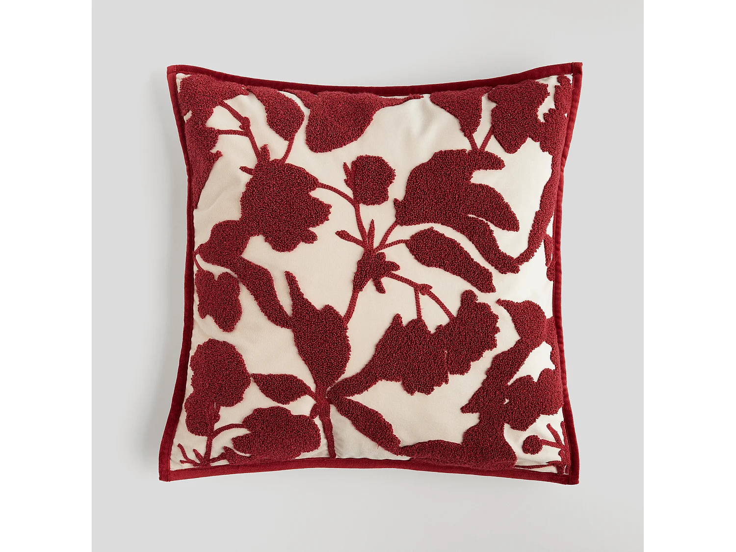 Housse De Couette Brodée Caleras Blanc Brillant 45 x 45