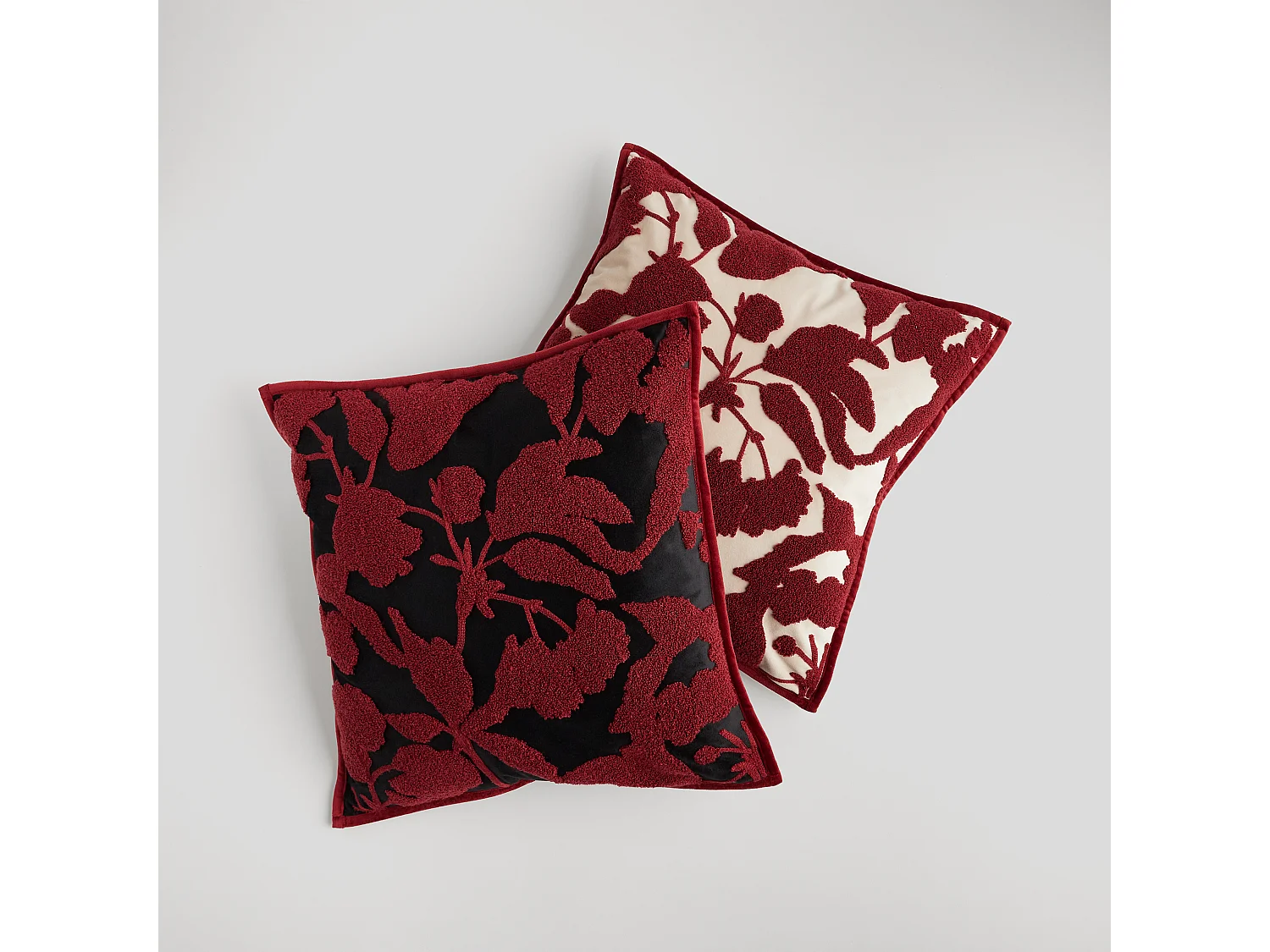 Housse De Couette Brodée Caleras Blanc Brillant 45 x 45