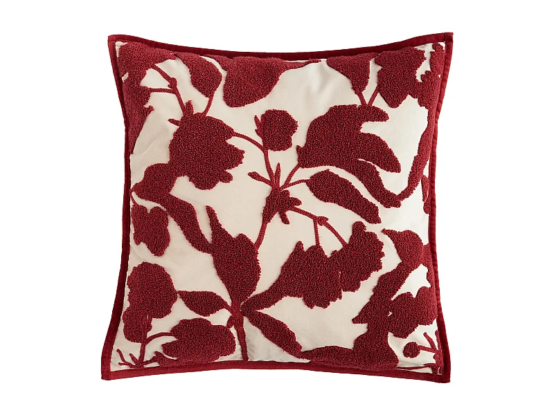 Housse De Couette Brodée Caleras Blanc Brillant 45 x 45