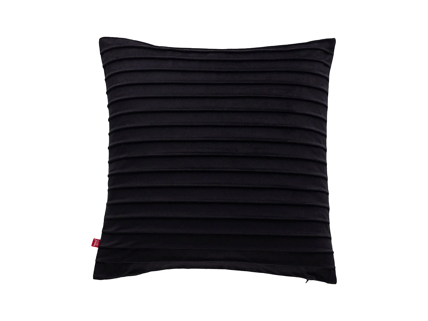 Housse De Coussin En Velours Manku Noir Moyen 45 x 45
