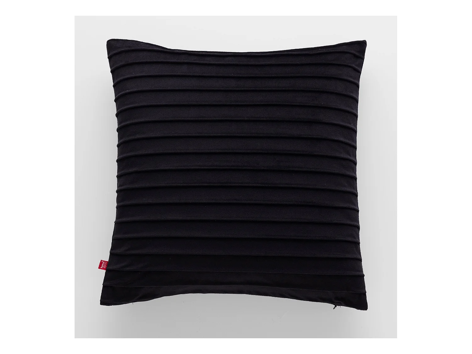 Housse De Coussin En Velours Manku Noir Moyen 45 x 45