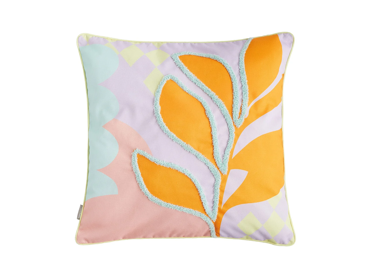 Taie d'oreiller Radiante, Beige Moyen, 45 x 45