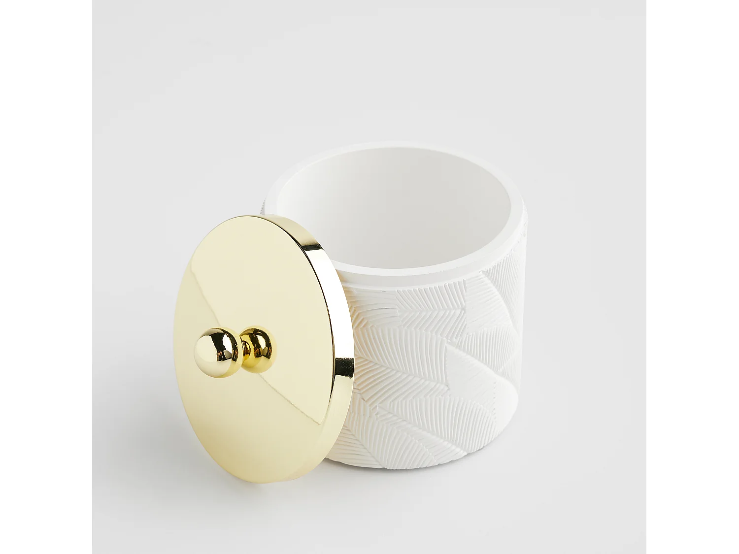 Conteneur Leafy Blanc Brillant 11.5 x 10