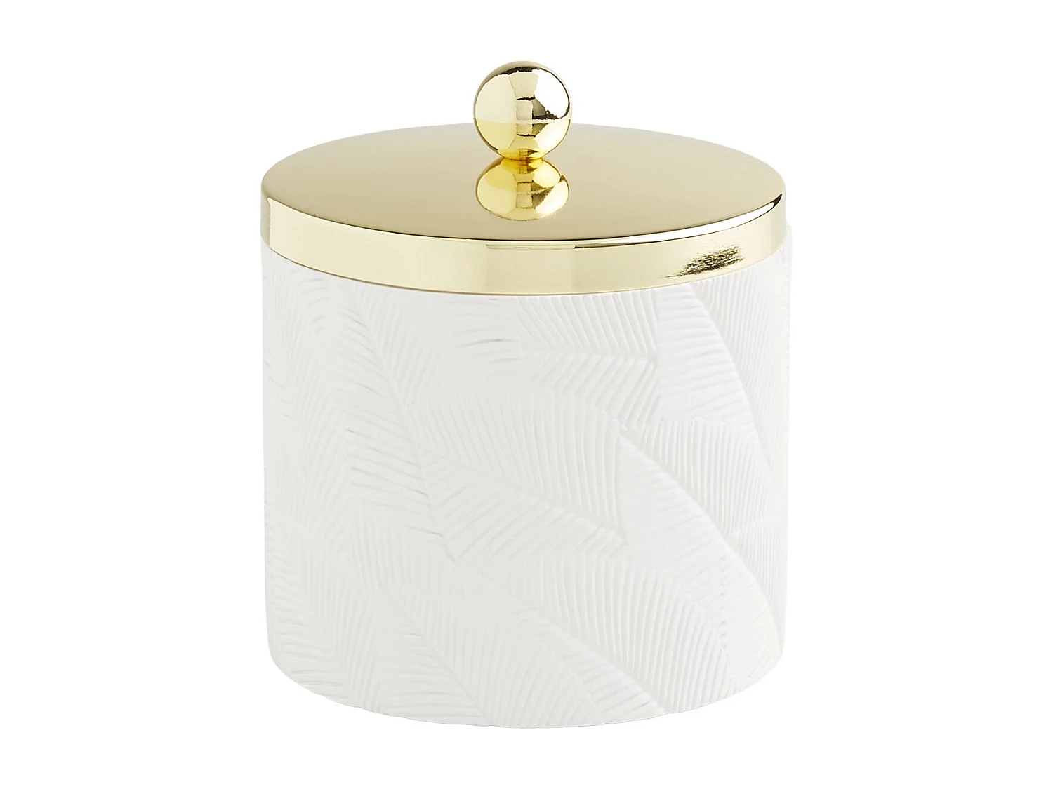 Conteneur Leafy Blanc Brillant 11.5 x 10