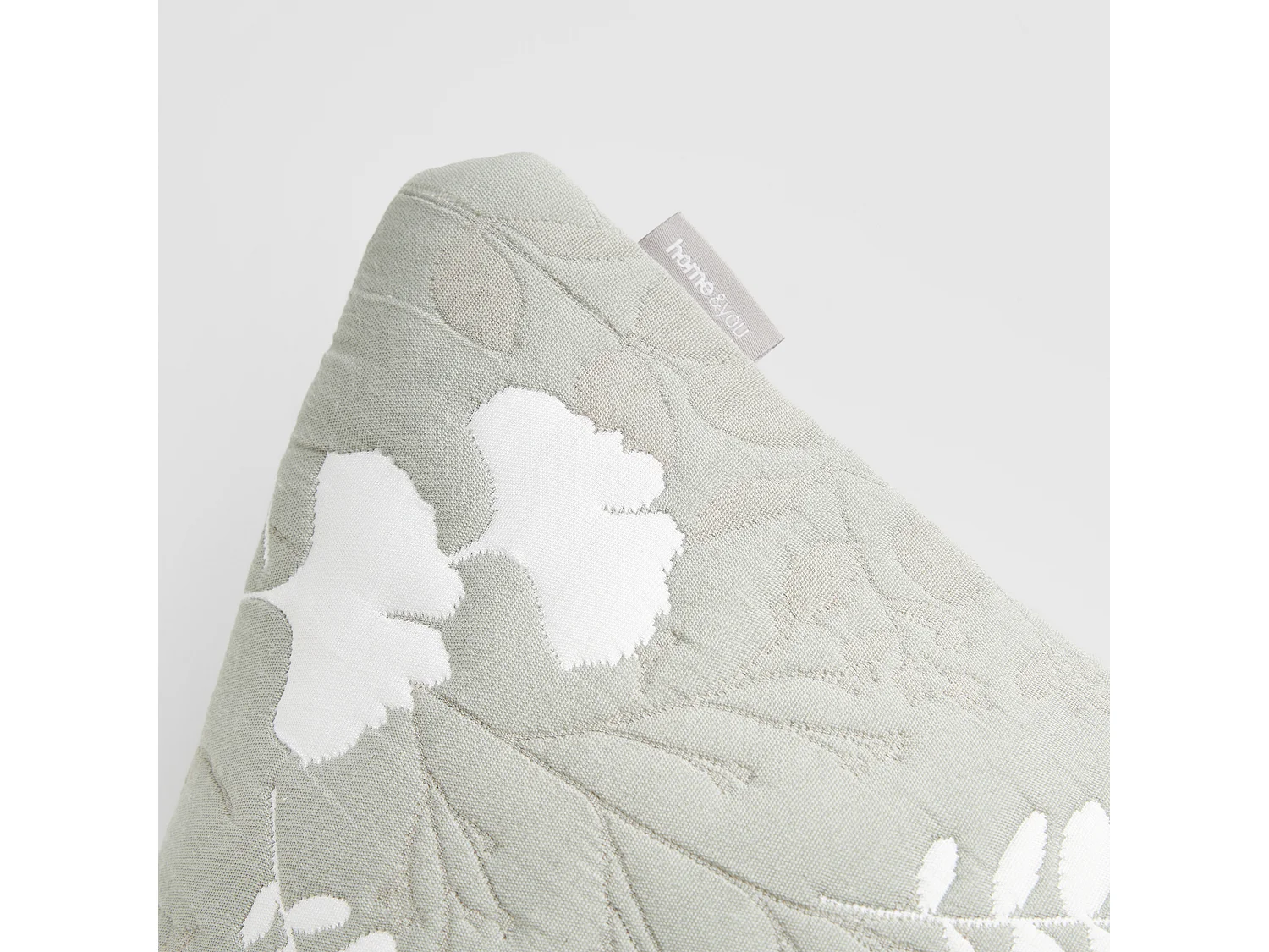 Housse De Coussin En Jacquard Florena Vert Moyen 45x45