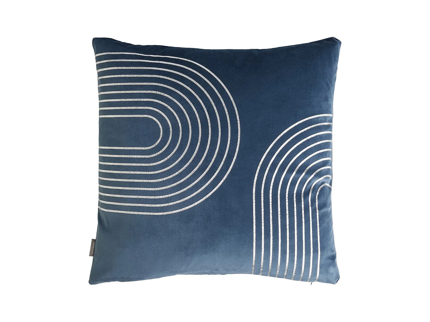 Housse De Couette Imprimée Radiato Bleu Foncé 45 x 45