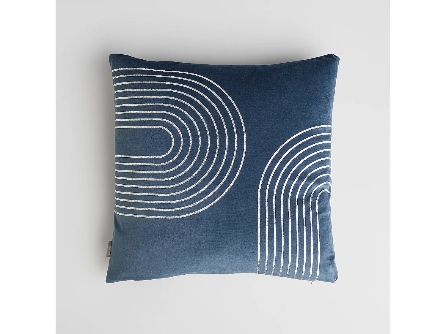 Housse De Couette Imprimée Radiato Bleu Foncé 45 x 45