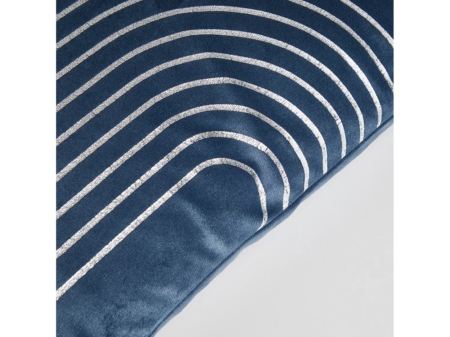 Housse De Couette Imprimée Radiato Bleu Foncé 45 x 45