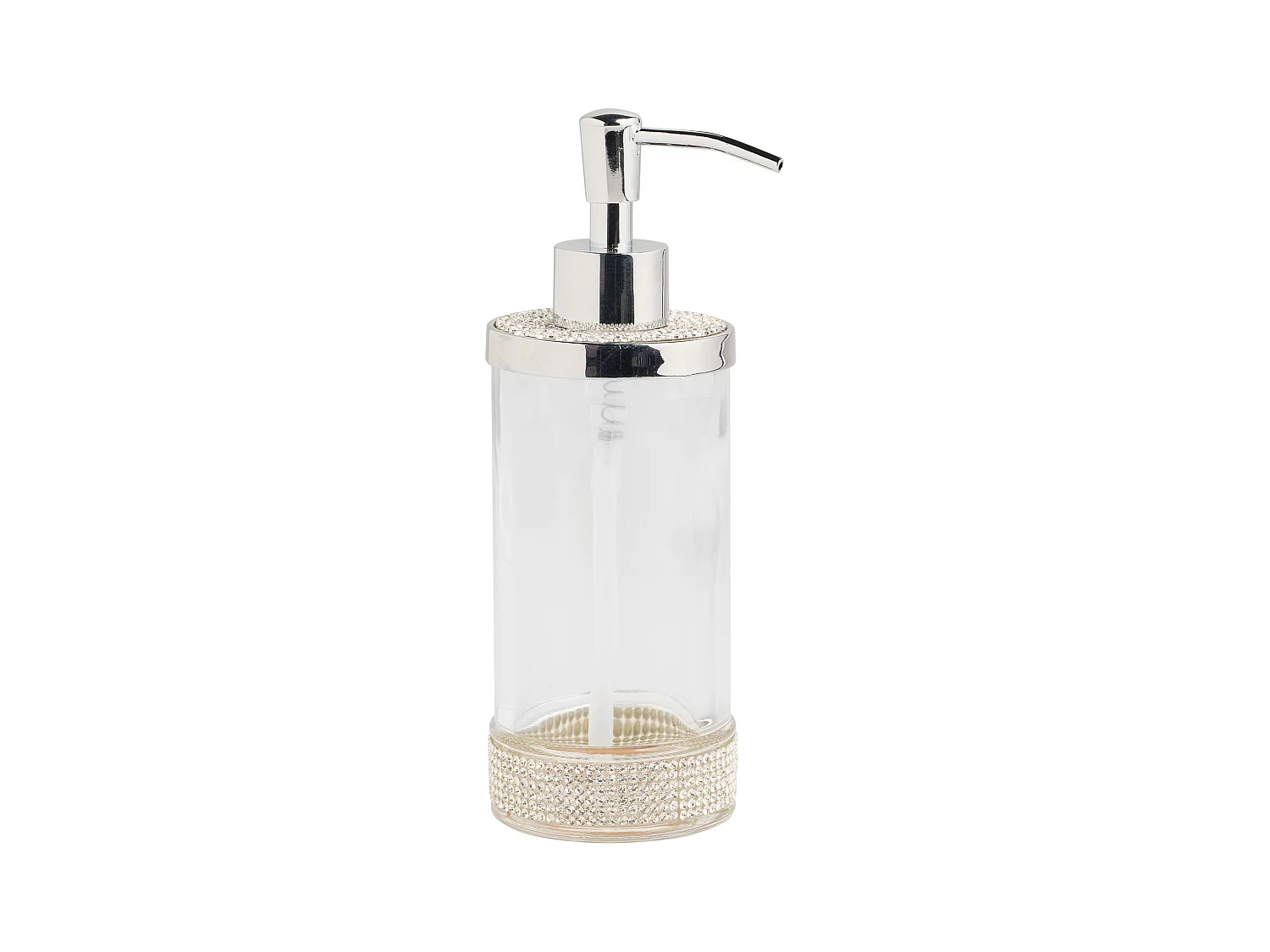 Badspender Silvano Mittelsilber 21x7,5 Glas 300 ml