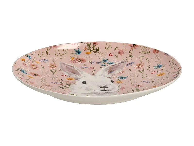 Sirsobunny Servierteller aus Porzellan, Rosa