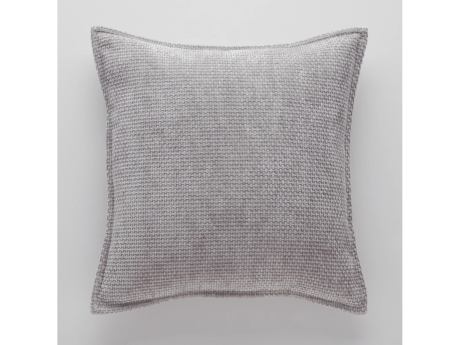 Taie d'oreiller Leila gris moyen 45x45